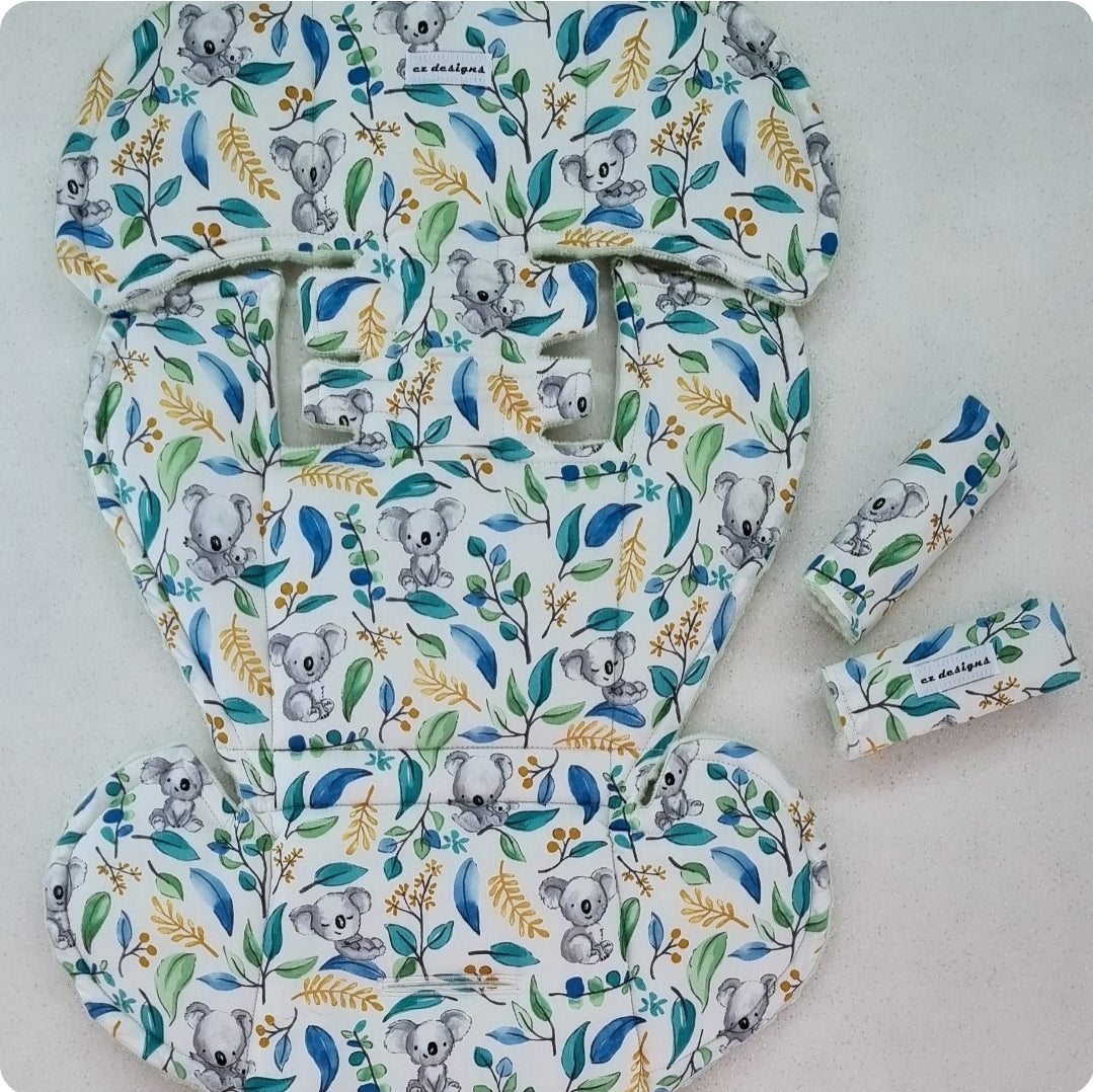 The Ultimate Universal Pram Liner- White Koala