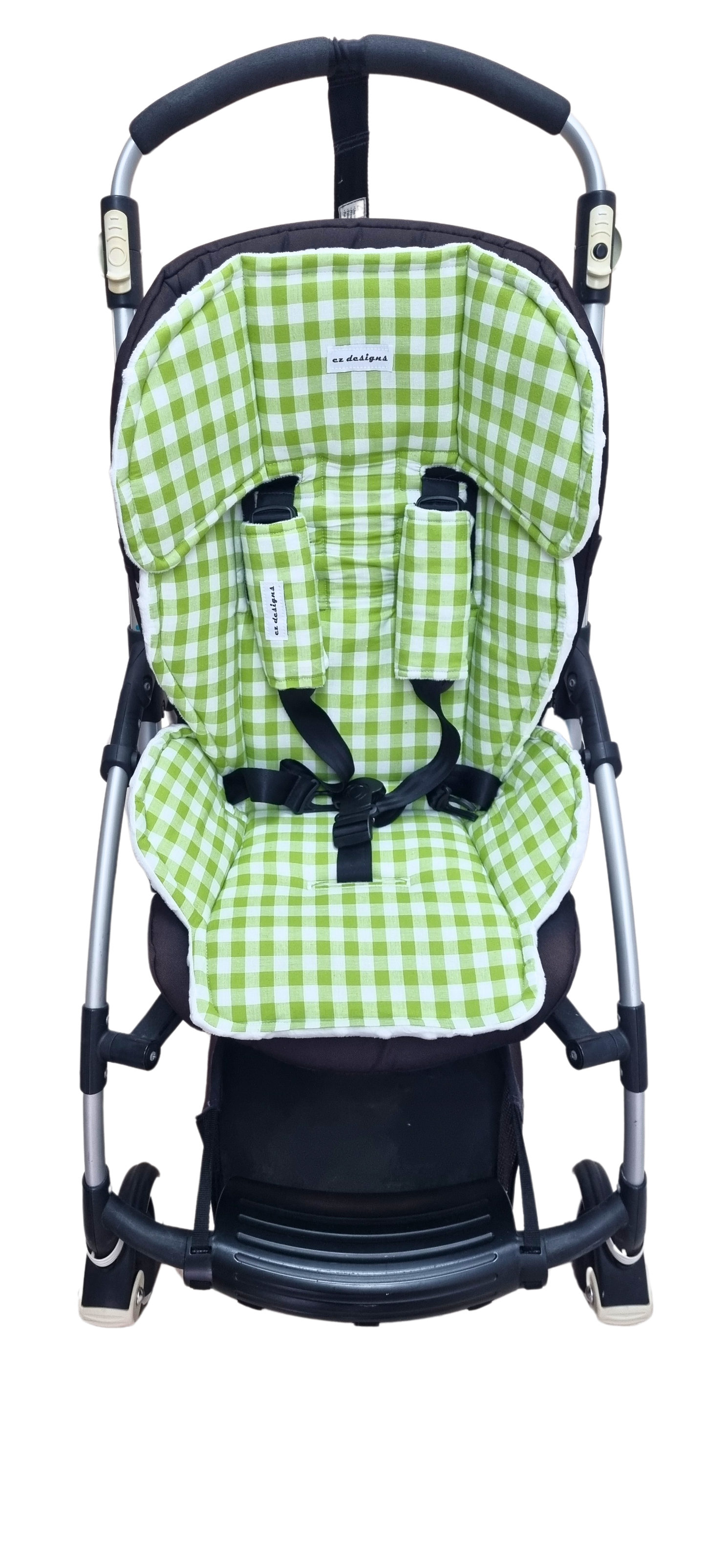 Avocado Gingham Ultimate Pram Liner