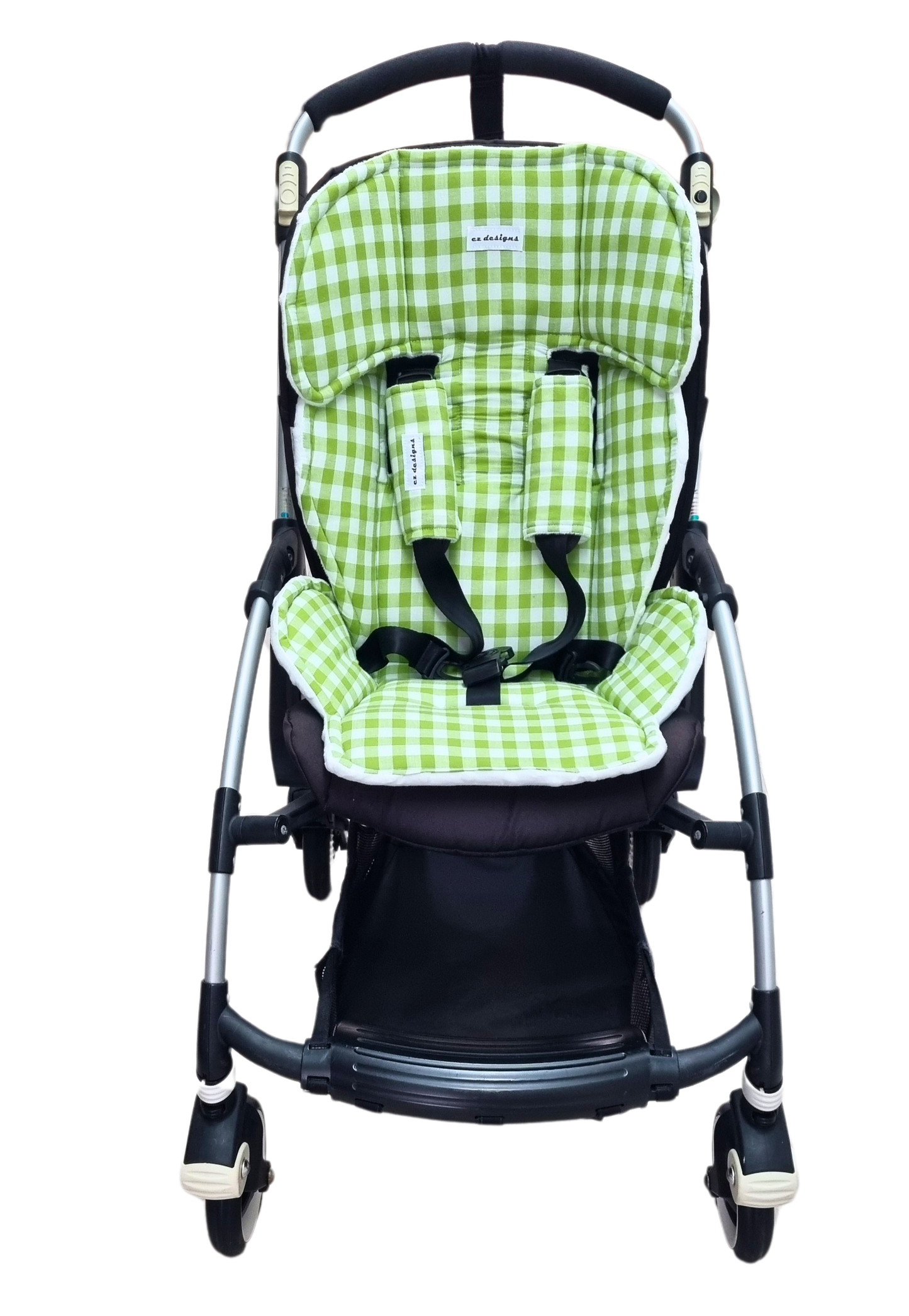 Avocado Gingham Ultimate Pram Liner