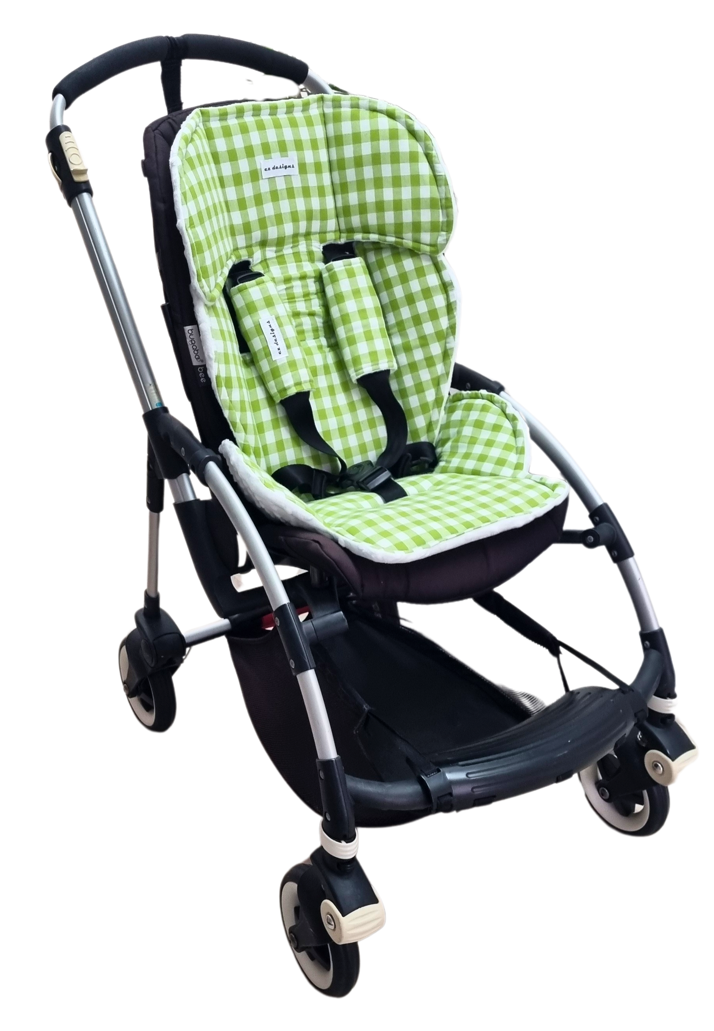 Avocado Gingham Ultimate Pram Liner