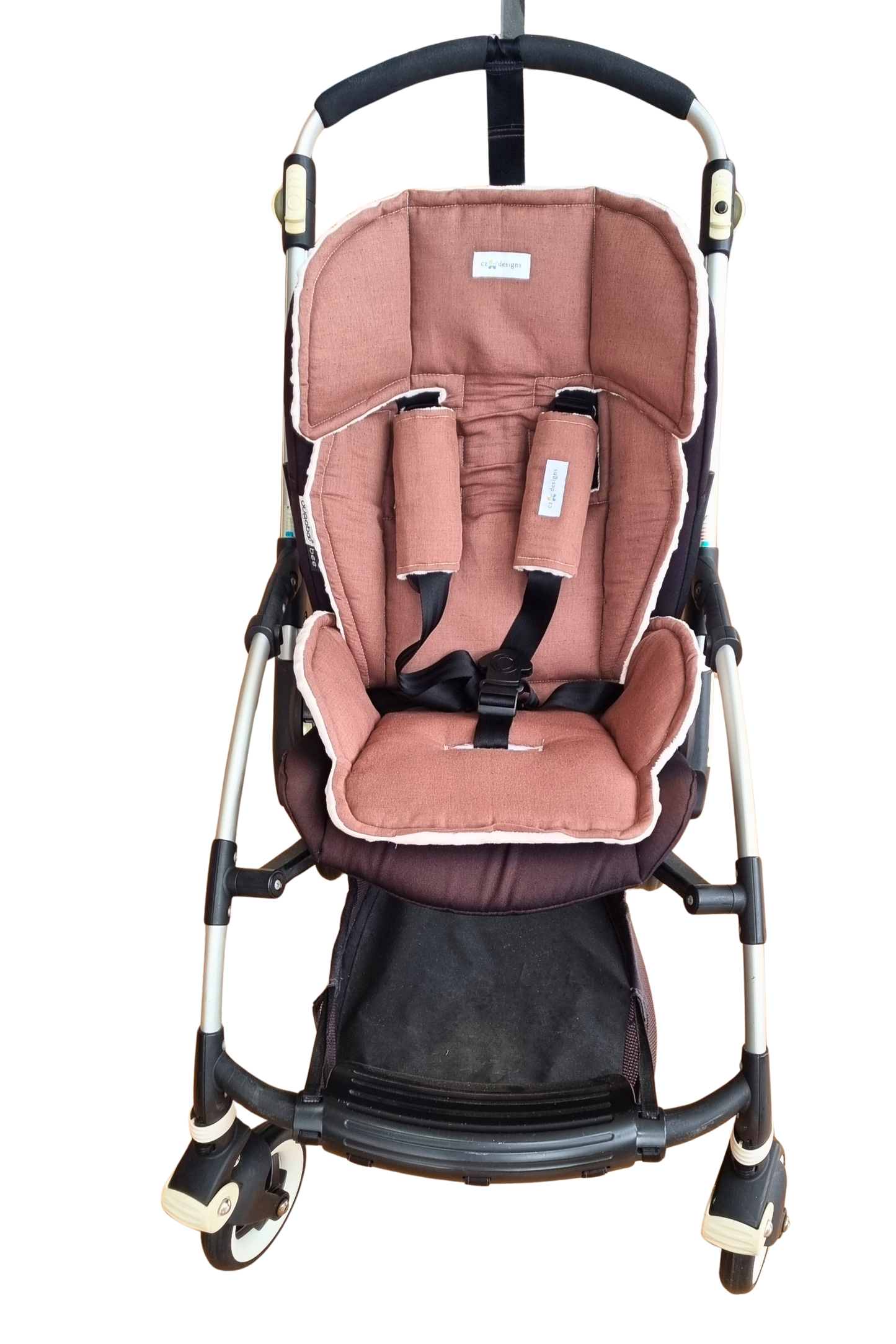 Chocolate linen Ultimate Universal Pram Liner