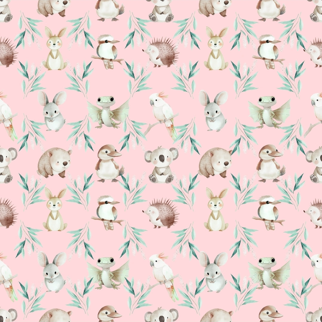 Pink Aussie Animal Ultimate Universal Pram Liner PLUS ➕️
