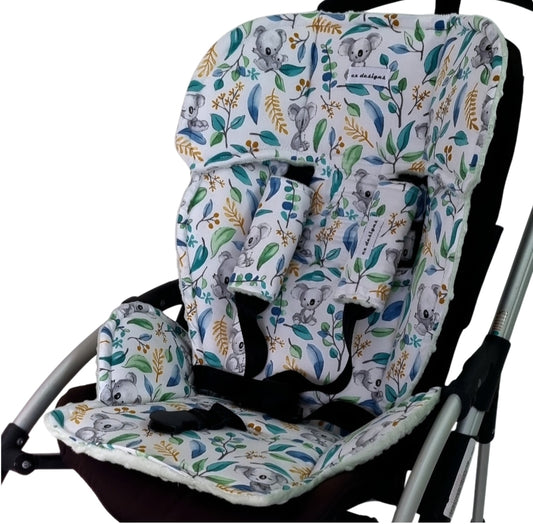 The Ultimate Universal Pram Liner- White Koala