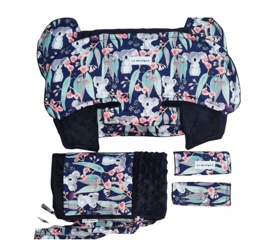 Koala Ultimate Universal Pram Liner and Tie- on Pram Blanket Bundle
