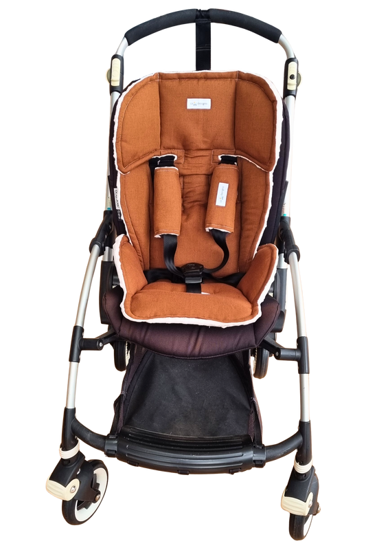 Chestnut linen Ultimate Universal Pram Liner