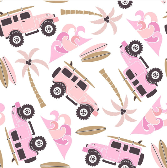 PRE ORDER Pink surfer Ultimate Universal Pram Liner PLUS ➕️