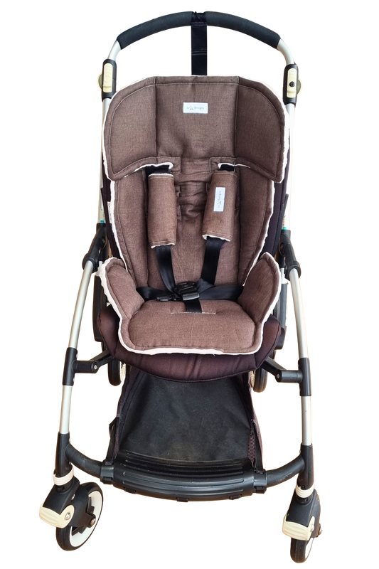 Khaki linen Ultimate Universal Pram Liner