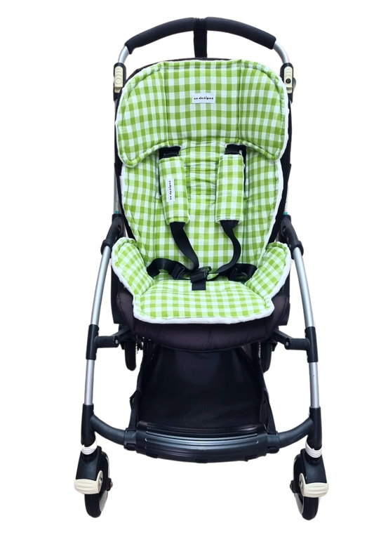 Avocado Gingham Ultimate Pram Liner