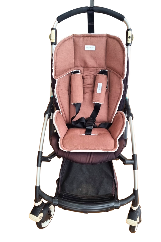 Chocolate linen Ultimate Universal Pram Liner