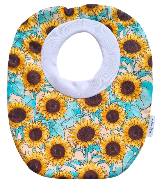 Sunflowers Waterproof Pullover Bib